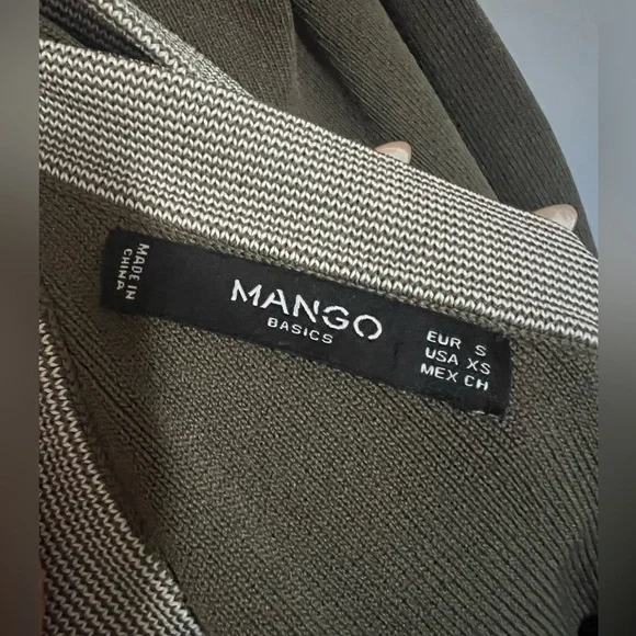 Mango Green and White Racerback Maxi Dress - Picture 3 of 4